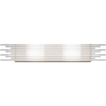 Diadema Linear Wall Sconce - Matte Bronze / Crystal