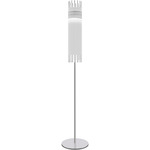 Diadema Floor Lamp - Glossy Chrome / Crystal