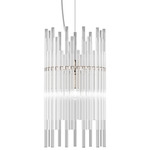 Diadema Pendant - Matte Bronze / Crystal