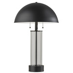 Troy Table Lamp - Black / Clear