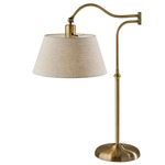 Rodeo Table Lamp - Antique Brass / Cream