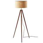 Jackson Floor Lamp - Walnut / Natural/ Black