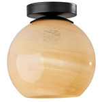 Nolan Ceiling Light - Black / Beige Ombre