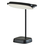 Radley Desk Lamp with Smart Switch - Black / Frosted