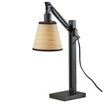 Walden Table Lamp - Black/Black Wood / Natural