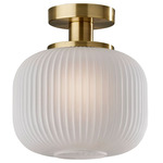 Hazel Ceiling Light - Antique Brass / Frosted