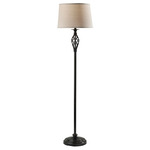 Raymond Floor Lamp - Black / Oatmeal