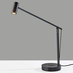 Turrell Desk Lamp with Wireless Charging - Bronze
