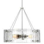 Calvert Pendant - Polished Nickel / Clear