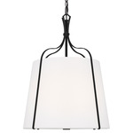 Leander Pendant - Smith Steel / White