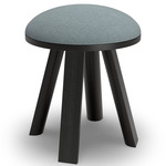 BuzziMilk Stool - Black Stained Ash / Electric