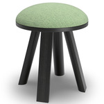 BuzziMilk Stool - Black Stained Ash / Jade
