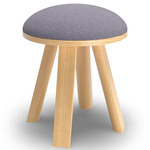 BuzziMilk Stool - Natural Ash / Lila