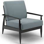 BuzziNordic ST101 Armchair - Black Stained Ash / Electric
