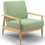 BuzziNordic ST101 Armchair - Natural Ash / Jade