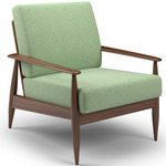 BuzziNordic ST101 Armchair - Walnut / Jade