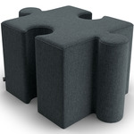 BuzziPuzzle Pouf - Mid Grey