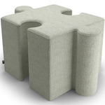 BuzziPuzzle Pouf - Silver