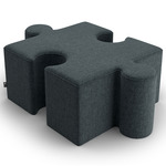 BuzziPuzzle Pouf - Mid Grey
