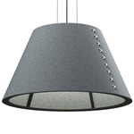 BuzziShade Pendant - Black / Stone Grey