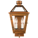 Hyannis Outdoor Wall Sconce - Copper / Clear