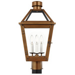 Hyannis Outdoor Post Lamp - Copper / Clear