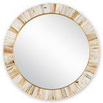 Niva Mirror - Brass / Horn / Mirror