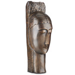 Art Deco Head Sculpture - Bronze