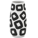 Pagliacci Vase - White / Black