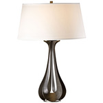 Lino Table Lamp - Dark Smoke / Natural Anna