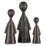 Ganav Figure Set of 3 - Bronze