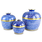 Plavan Jar Set of 3 - Blue