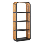 Anisa Etagere Shelf - Caviar Black / Natural