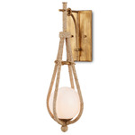 Passageway Wall Sconce - Gold / Natural / White