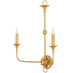 Nottaway Wall Sconce - Contemporary Gold Leaf