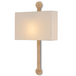 Senegal Wall Sconce - Natural Rope / Off White