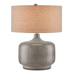 Alameda Table Lamp - Gray / Natural Linen