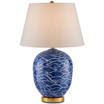 Nami Table Lamp - Blue / Off White