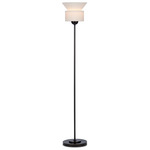 Bartram Floor Lamp - Bronze / Off White
