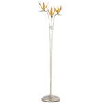 Paradiso Floor Lamp - Contemporary Gold & Silver Leaf