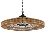 Maldives Chandelier - Black / Natural