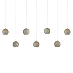 Giro Linear Multi Light Pendant - Silver / Nickel