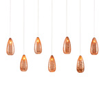 Rame Multi-Light Linear Pendant - Silver / Copper