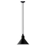 Les Acrobates De Gras N322 Pendant - Large - Black / Black