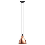 Les Acrobates De Gras N322 Pendant - Large - Black / Copper
