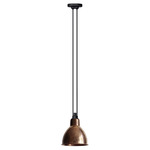 Les Acrobates De Gras N322 Pendant - Large - Black / Raw Copper