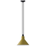 Les Acrobates De Gras N322 Pendant - Large - Black / Yellow