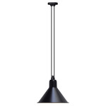 Les Acrobates De Gras N322 Pendant - XL - Black / Black