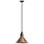 Les Acrobates De Gras N322 Pendant - XL - Black / Raw Copper