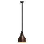 Les Acrobates De Gras N322 Pendant - XL - Black / Raw Copper